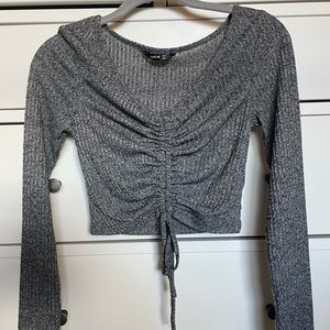 XS SHEIN, long sleeve crop top